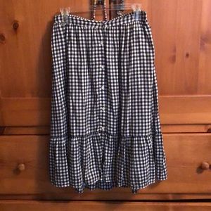 Checkered skirt